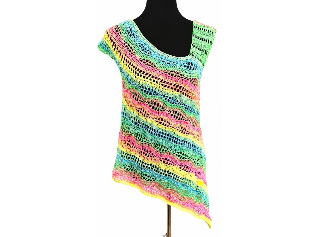 Tunika/Shirt/Kleid Colour Waves, Häkelanleitung