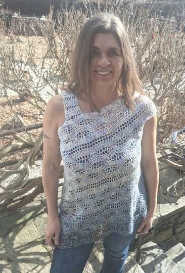Tunika/Shirt/Kleid Colour Waves, Häkelanleitung