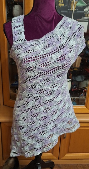 Tunika/Shirt/Kleid Colour Waves, Häkelanleitung