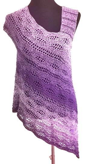 Tunika/Shirt/Kleid Colour Waves, Häkelanleitung