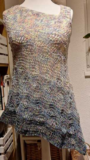 Tunika/Shirt/Kleid Colour Waves, Häkelanleitung