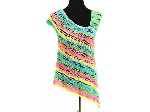 Tunika/Shirt/Kleid Colour Waves, Häkelanleitung