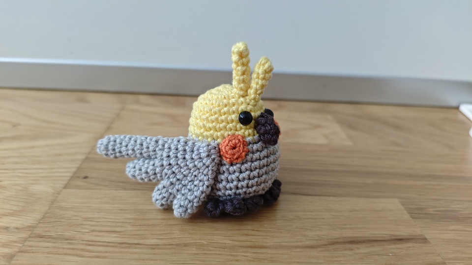 Bird Trio Amigurumi (Cockatoo, Cockatiel, Budgie)