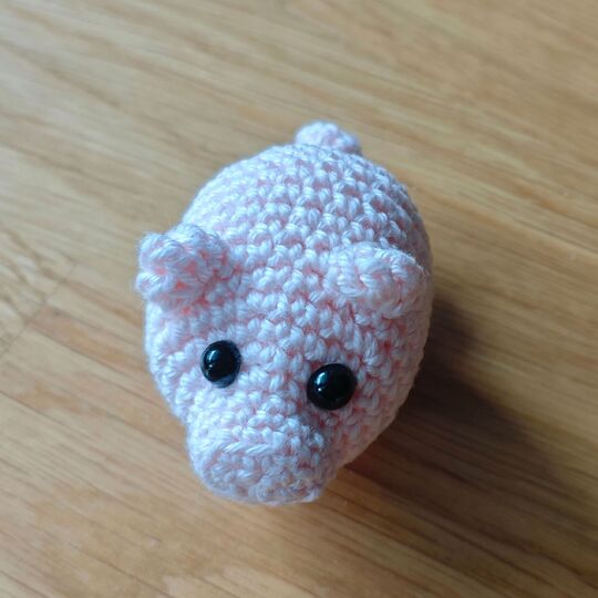 Glücksschweinchen Set | Amigurumi Schlüsselanhänger Glücksbringer | No-Sew