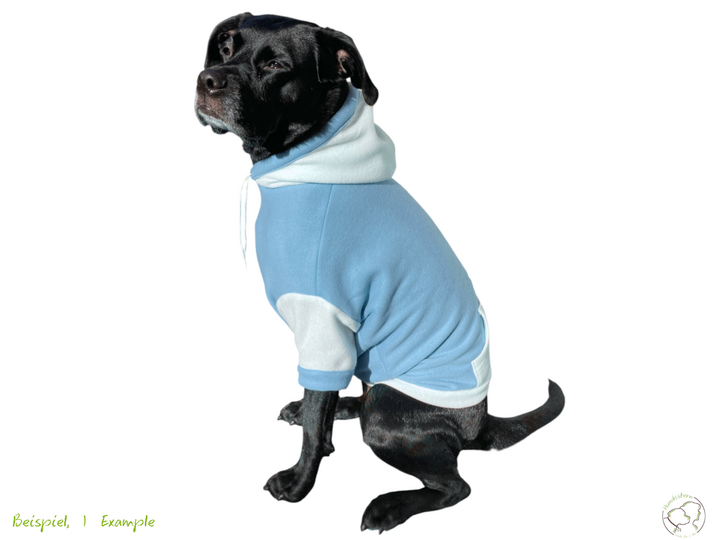 HOLLIS Dog Hoodie, Kangaroo Pocket, sizes XS-XXL. Sewing Pattern