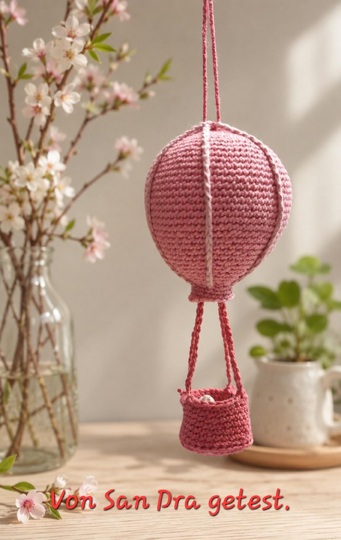 Heißluftballon "Himmelsstürmer" mit Wölkchen
