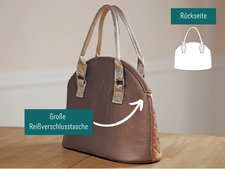 Zahro Handbag – Pattern & Sewing Tutorial with Video