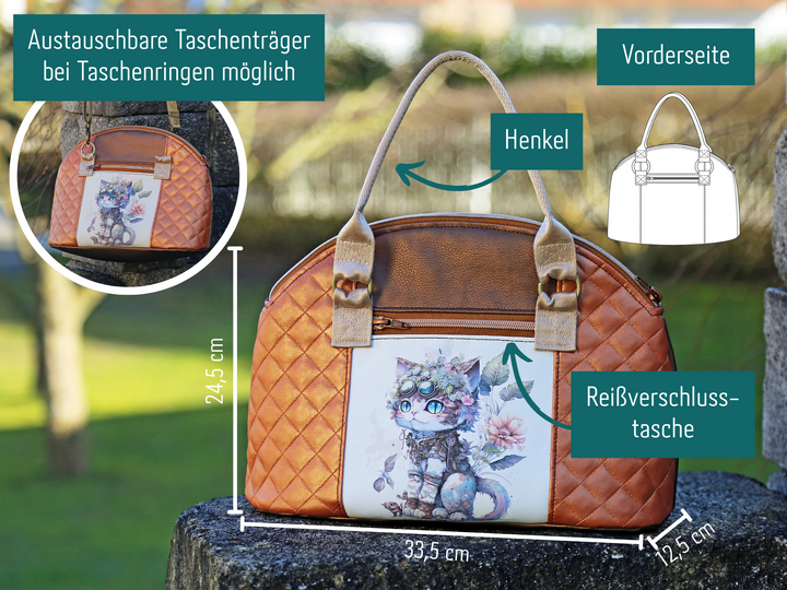 Zahro Handbag – Pattern & Sewing Tutorial with Video
