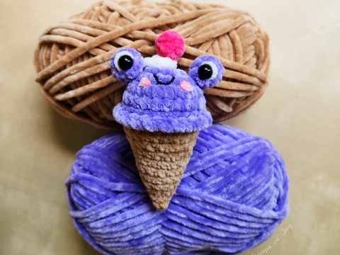 Crochet Pattern Amigurumi "Frogsicle"