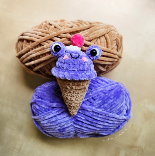 Häkelanleitung "Frogsicle"
