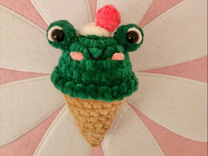 Häkelanleitung "Frogsicle"
