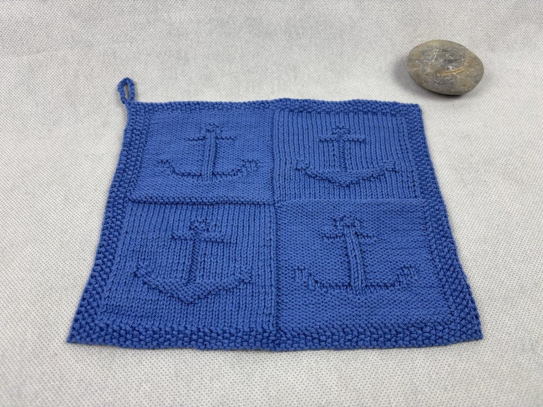 Washcloth Anchor - Support – Knitting Instructions - Image 8