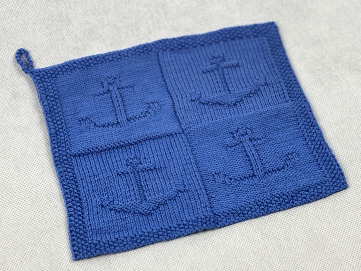 Washcloth Anchor - Support – Knitting Instructions