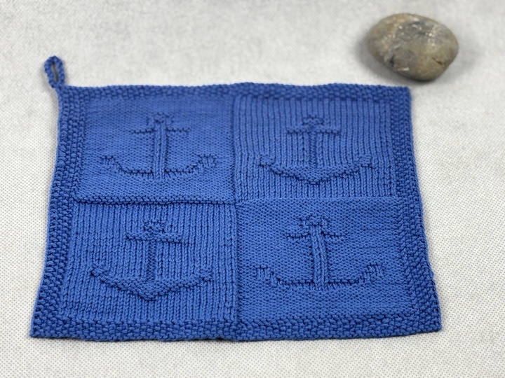 Washcloth Anchor - Support – Knitting Instructions