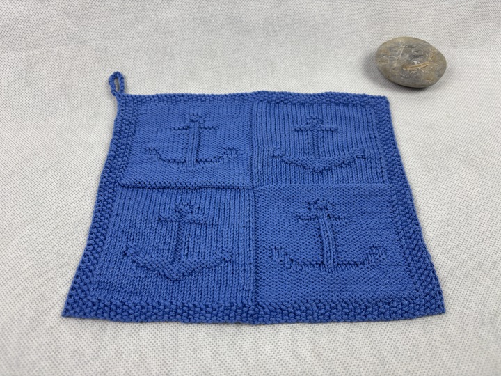 Washcloth Anchor - Support – Knitting Instructions