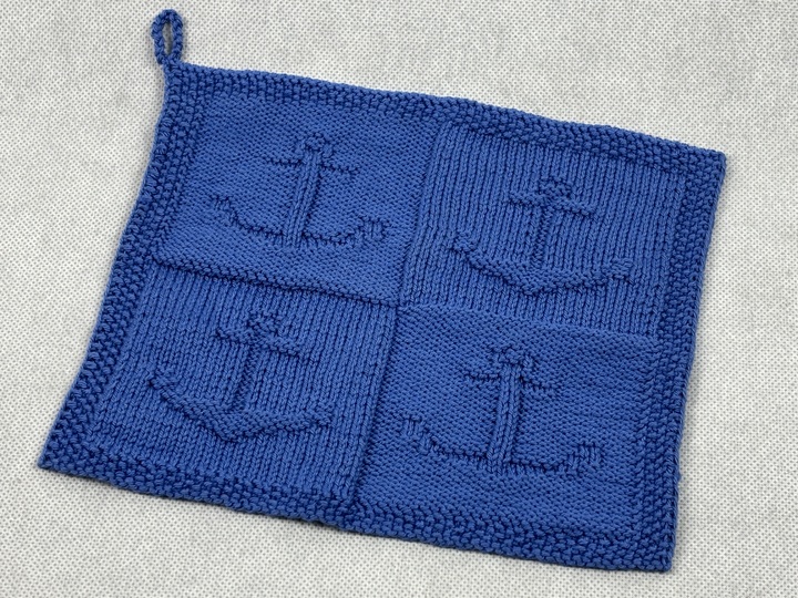 Washcloth Anchor - Support – Knitting Instructions