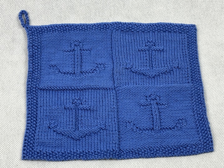 Washcloth Anchor - Support – Knitting Instructions