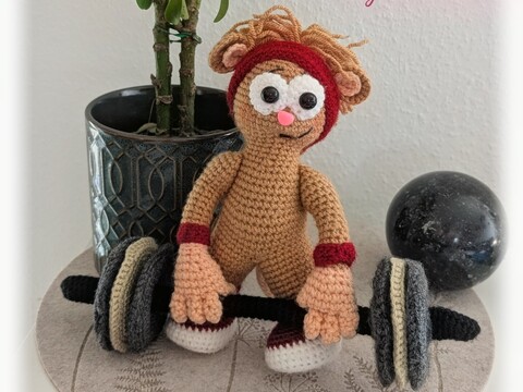Häkelanleitung für meine "Muskel Maus Gymbert"