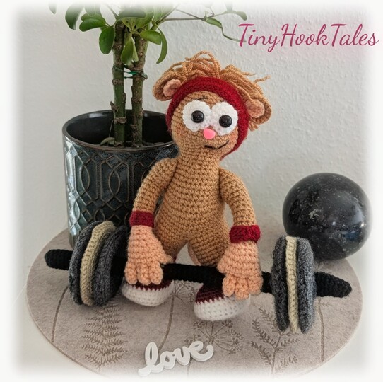 Häkelanleitung für meine "Muskel Maus Gymbert"