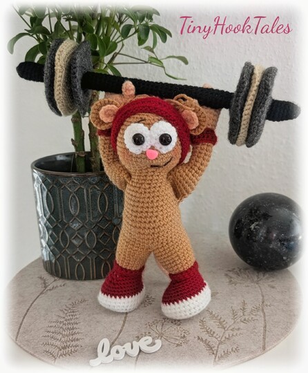 Häkelanleitung für meine "Muskel Maus Gymbert"