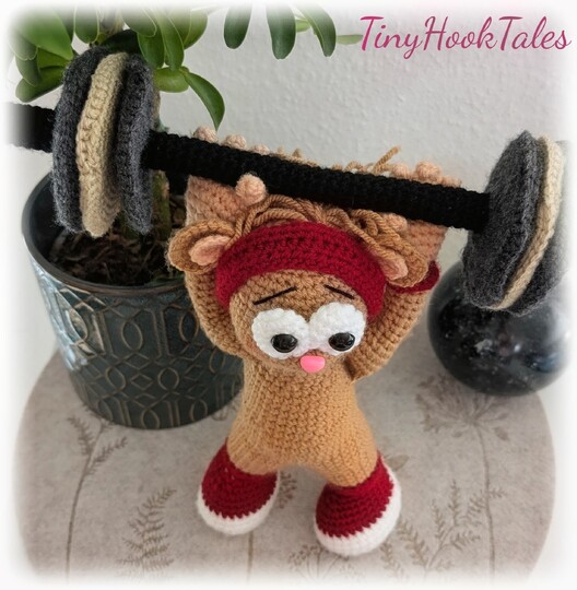Häkelanleitung für meine "Muskel Maus Gymbert"