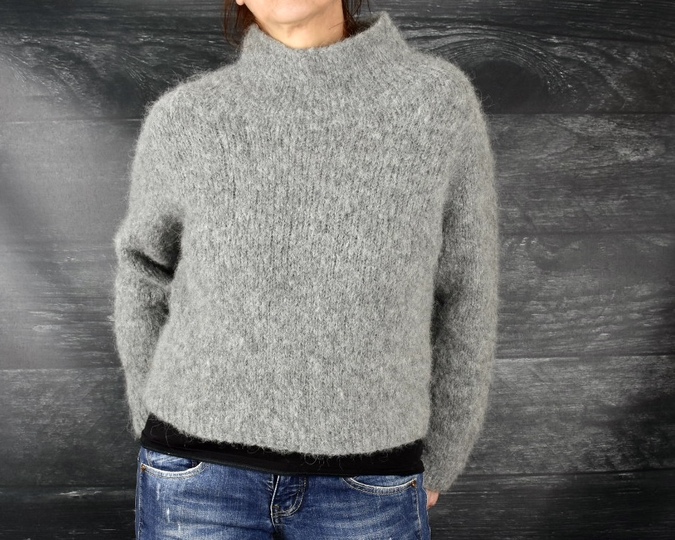 Easy Cozy Sweater – Strickanleitung (Raglan, top‑Down, nahtlos)