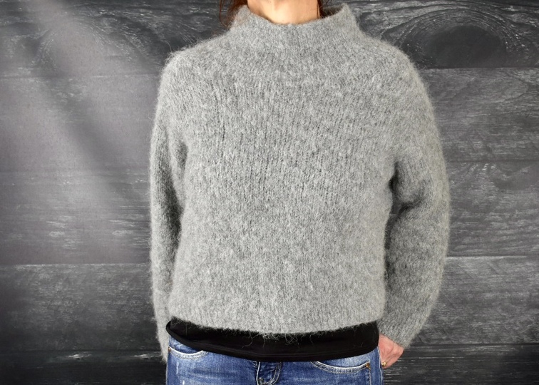 Easy Cozy Sweater – Strickanleitung (Raglan, top‑Down, nahtlos)