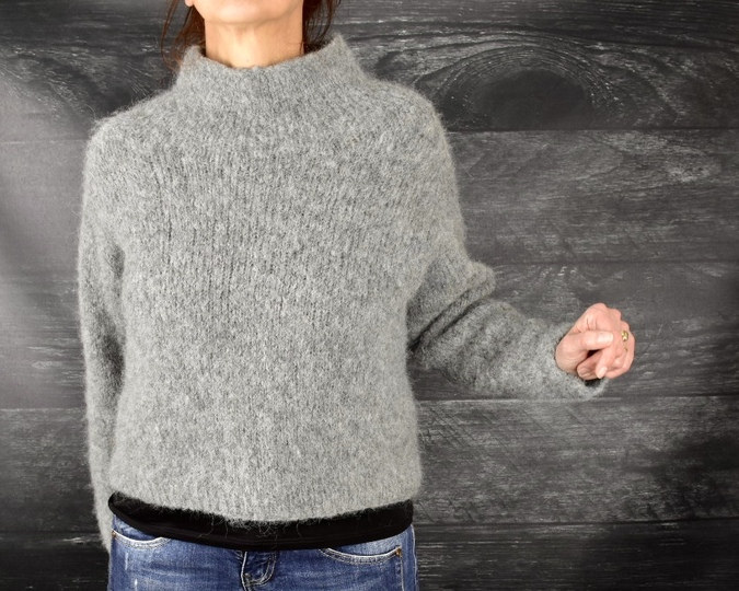 Easy Cozy Sweater – Strickanleitung (Raglan, top‑Down, nahtlos)