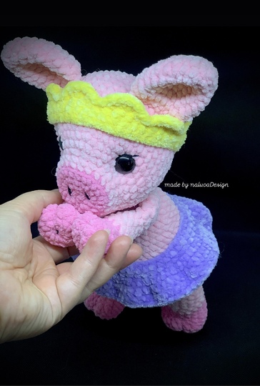 Schwein häkeln Prinzessin – Amigurumi Häkelanleitung PDF Deutsch
