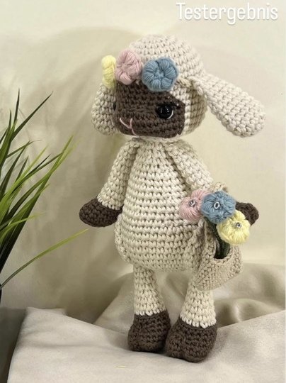 Schaf häkeln – Amigurumi Häkelanleitung PDF Deutsch