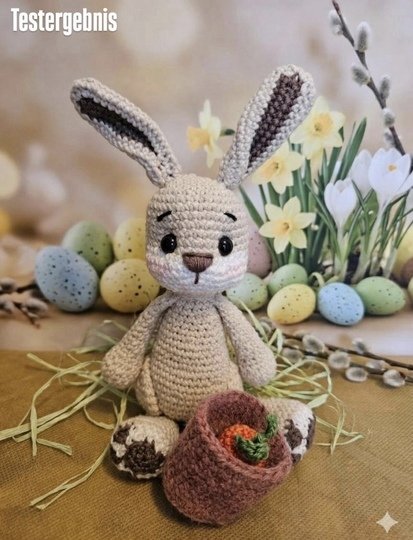 Hase häkeln – Amigurumi Häkelanleitung PDF Deutsch | Kuscheltier