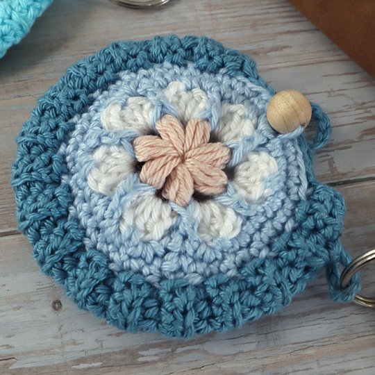 Mini-Mandala Bag – Schlüsselanhänger, Taschenbaumler, Geldtäschchen