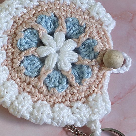 Mini-Mandala Bag – Schlüsselanhänger, Taschenbaumler, Geldtäschchen