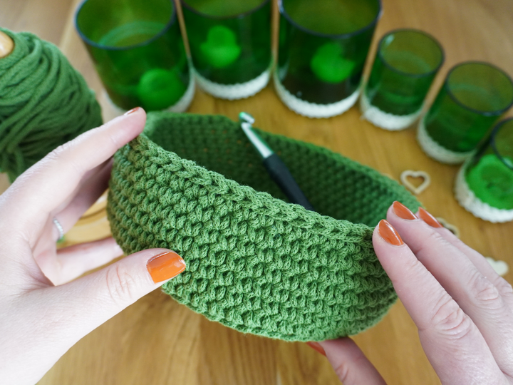 How to Crochet a Round Basket | Perfect Organizer & Easter Basket (Tutorial