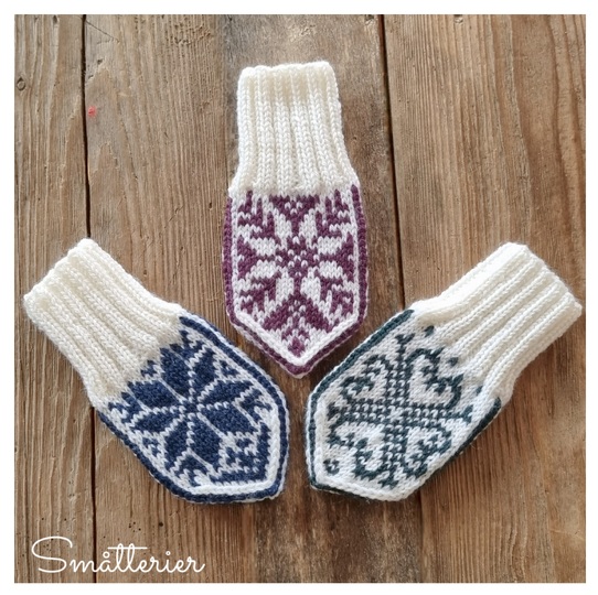 PATTERN: Baby Selbu Mittens - knitting