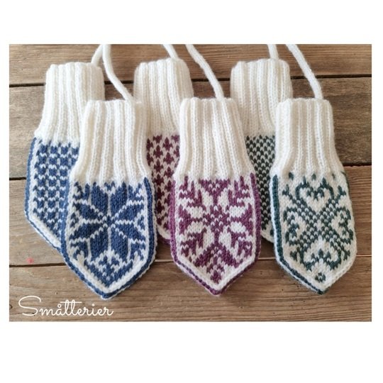 PATTERN: Baby Selbu Mittens - knitting