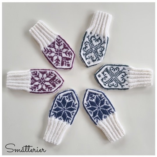 PATTERN: Baby Selbu Mittens - knitting