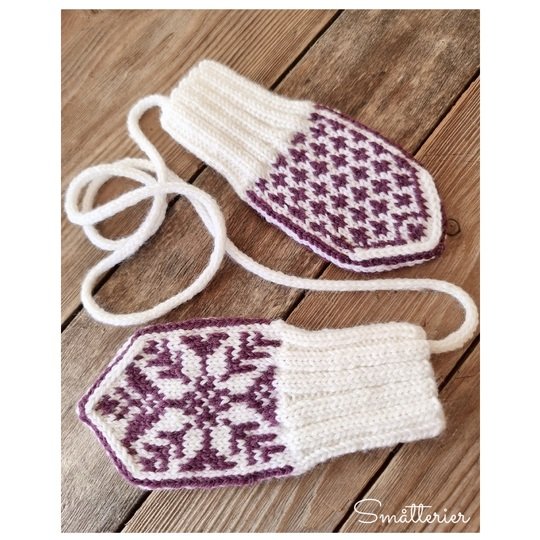 PATTERN: Baby Selbu Mittens - knitting