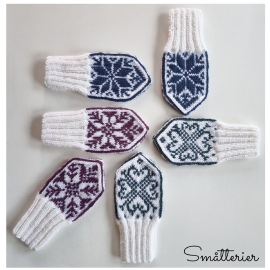 PATTERN: Baby Selbu Mittens - knitting