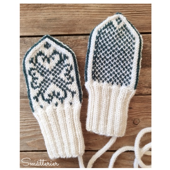 Strickanleitung: Baby Selbu Mittens