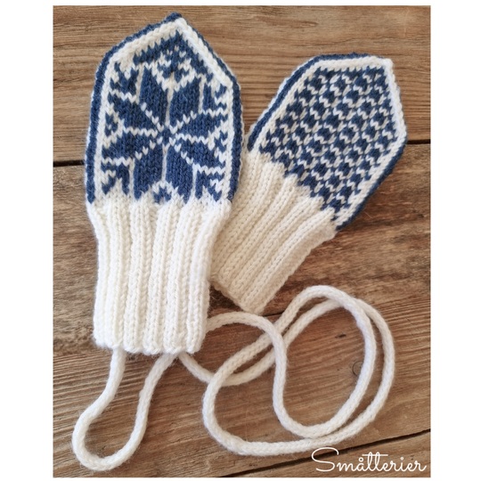 Strickanleitung: Baby Selbu Mittens