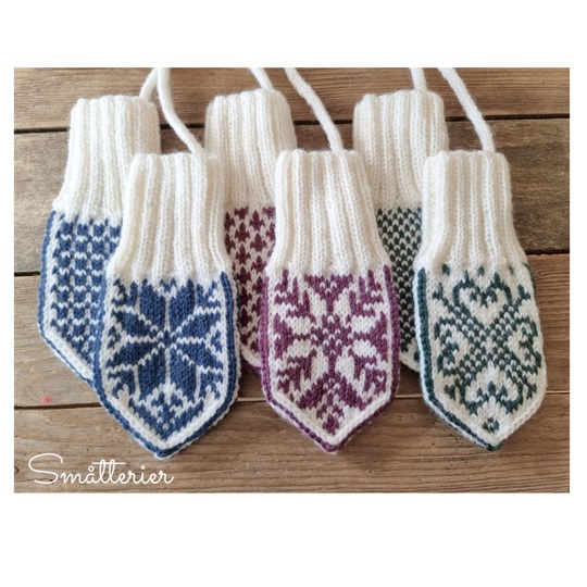 Strickanleitung: Baby Selbu Mittens
