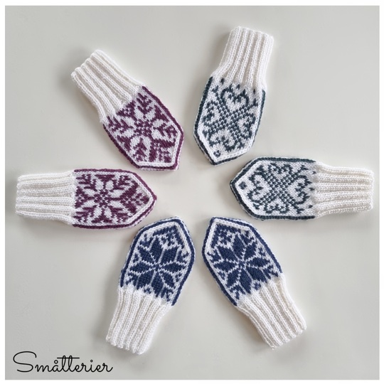 Strickanleitung: Baby Selbu Mittens