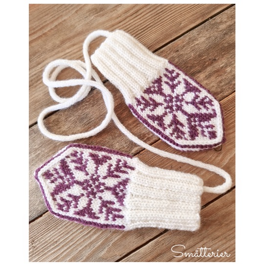 Strickanleitung: Baby Selbu Mittens