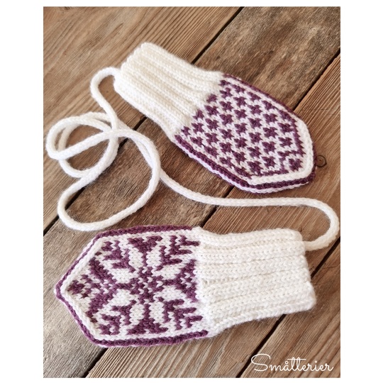 Strickanleitung: Baby Selbu Mittens