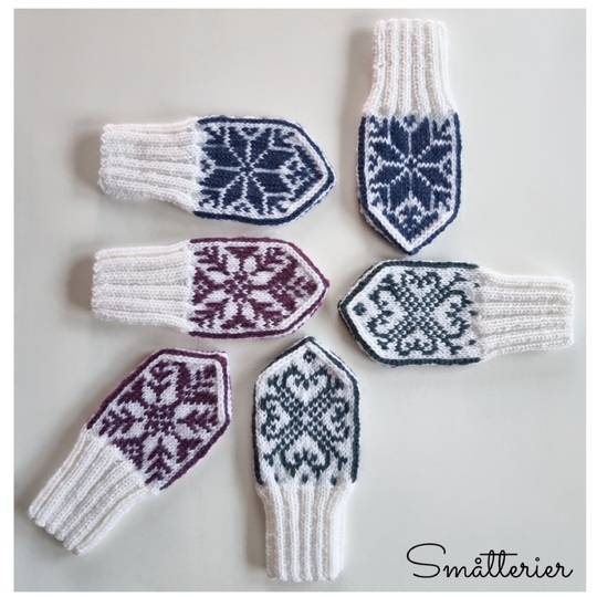 Strickanleitung: Baby Selbu Mittens