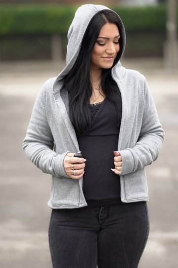 lovely lady cardigan 34-56 Jacke Bolero Long-Cardigan Schnittmuster Kapuze