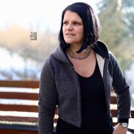 lovely lady cardigan 34-56 Jacke Bolero Long-Cardigan Schnittmuster Kapuze