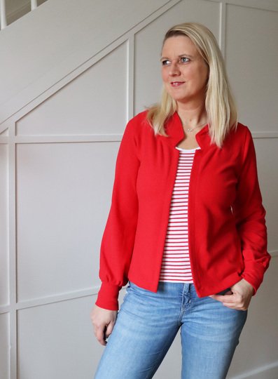 lovely lady cardigan 34-56 Jacke Bolero Long-Cardigan Schnittmuster Kapuze