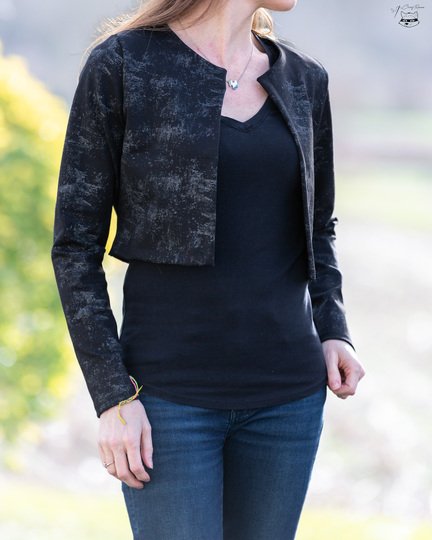 lovely lady cardigan 34-56 Jacke Bolero Long-Cardigan Schnittmuster Kapuze